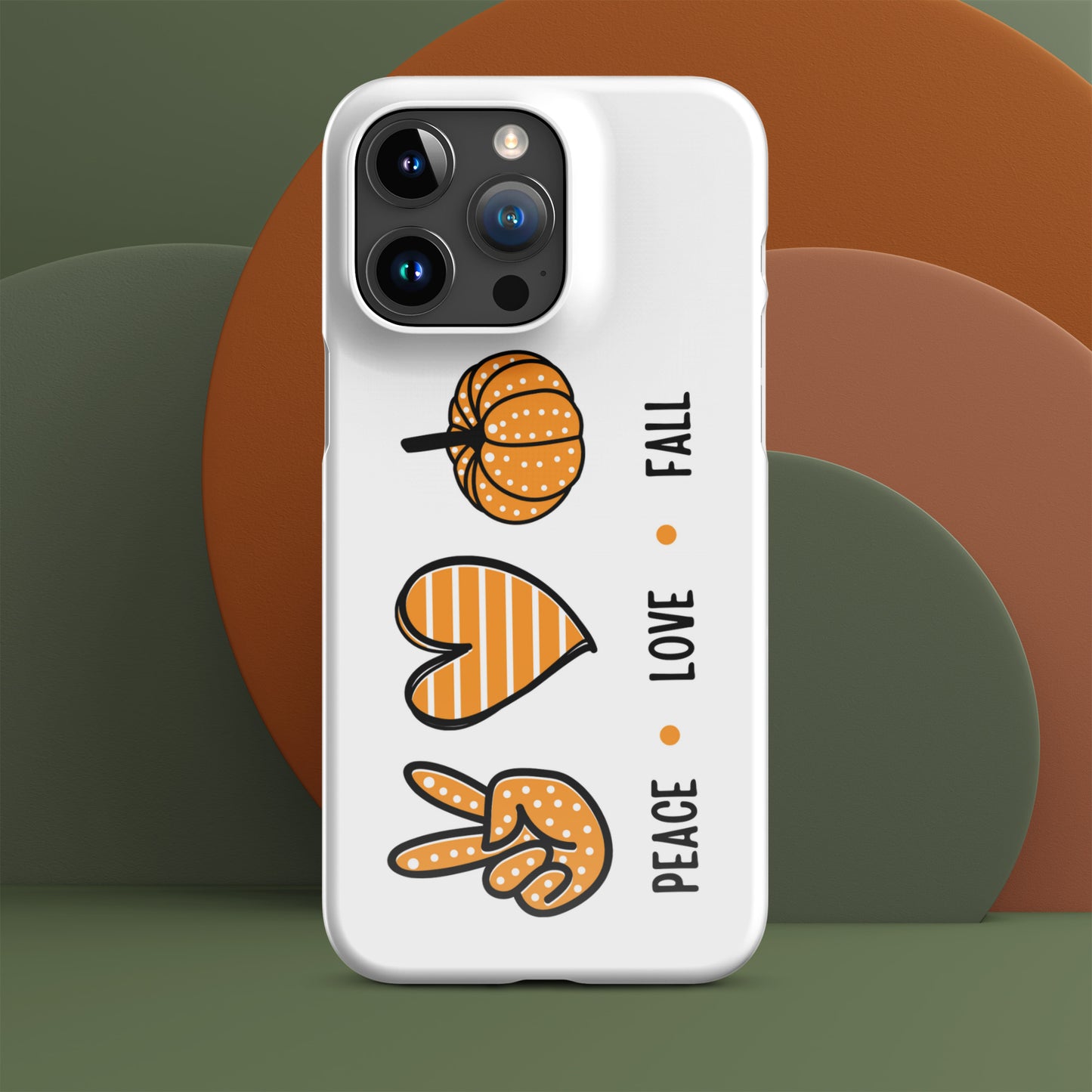 Peace - Love - Fall Case for iPhone