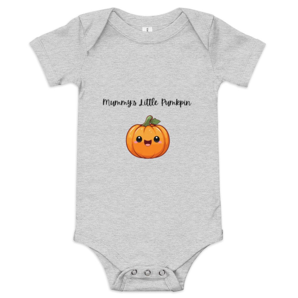Mummy's Little Pumpkin Baby short sleeve one piece