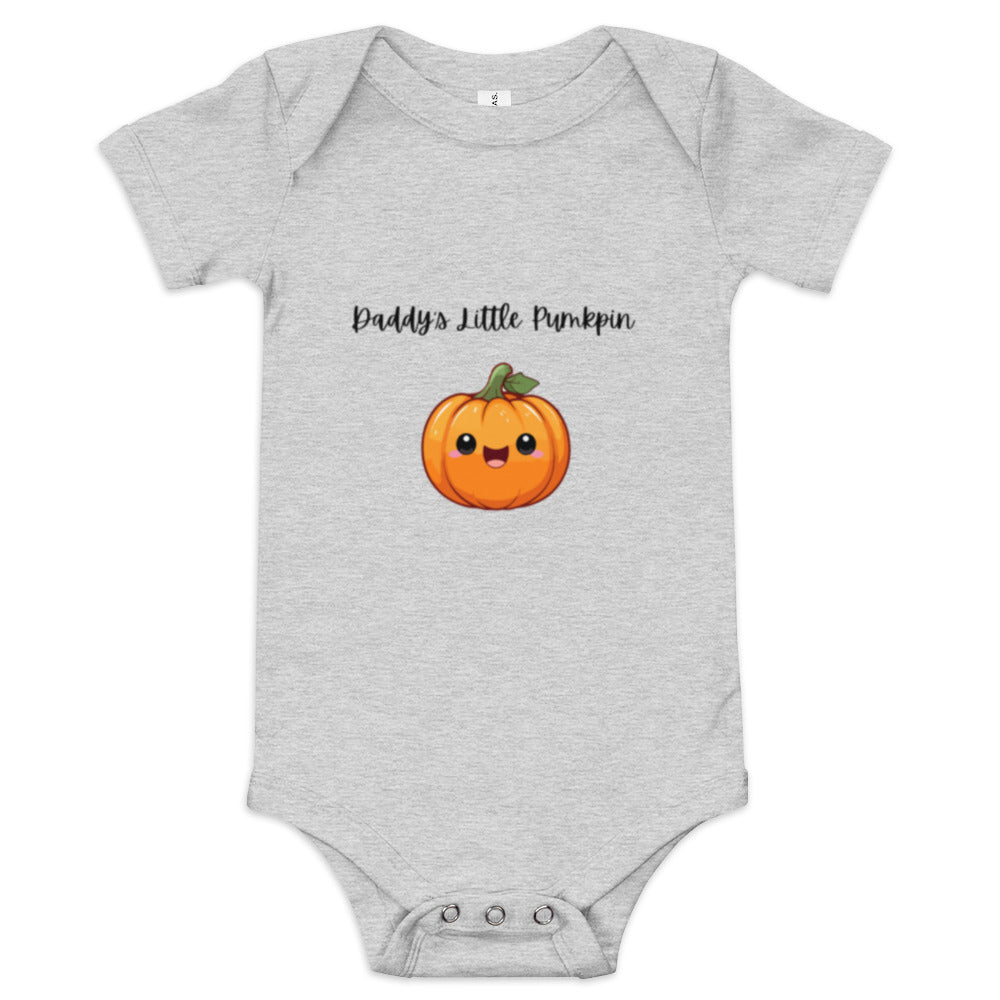 Daddy's Little Pumpkin Baby short sleeve one piece
