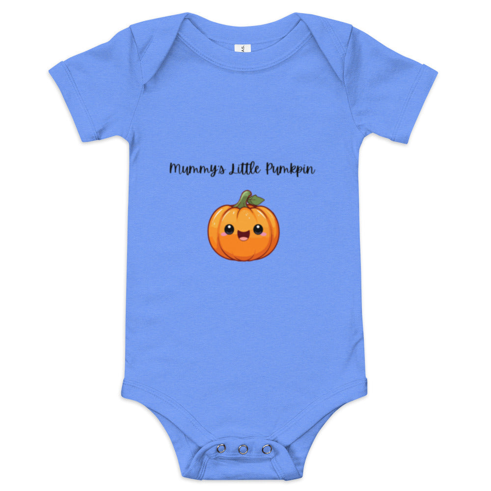 Mummy's Little Pumpkin Baby short sleeve one piece