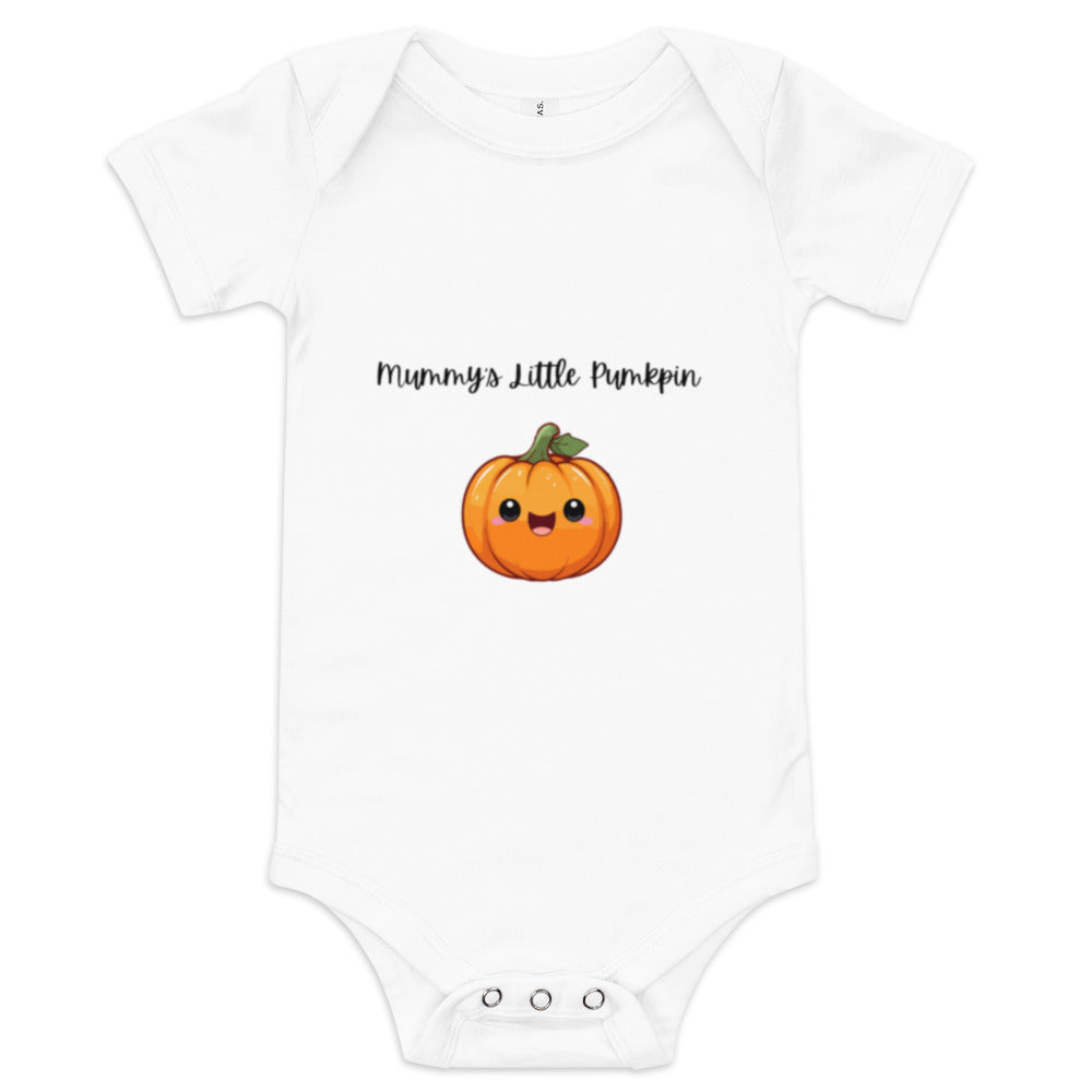 Mummy's Little Pumpkin Baby short sleeve one piece