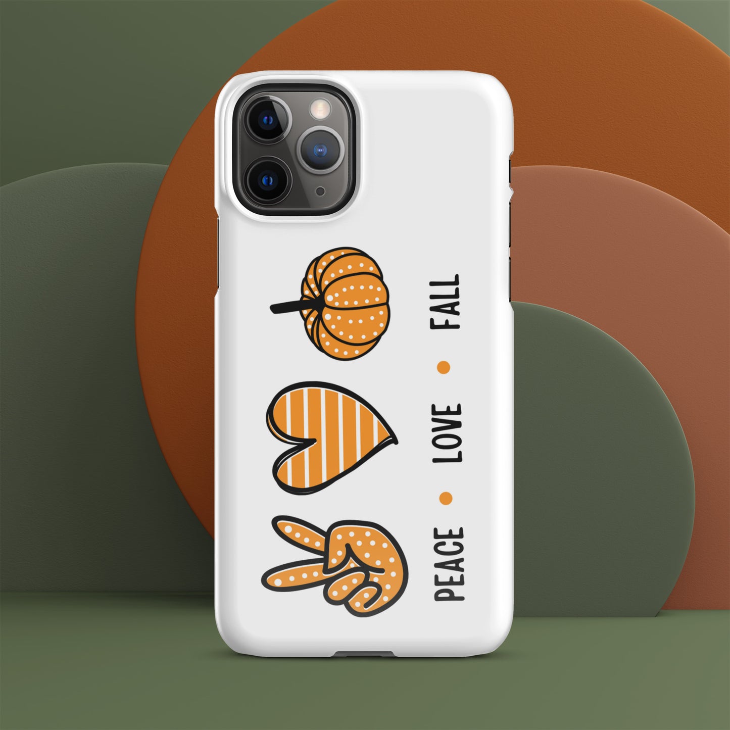 Peace - Love - Fall Case for iPhone