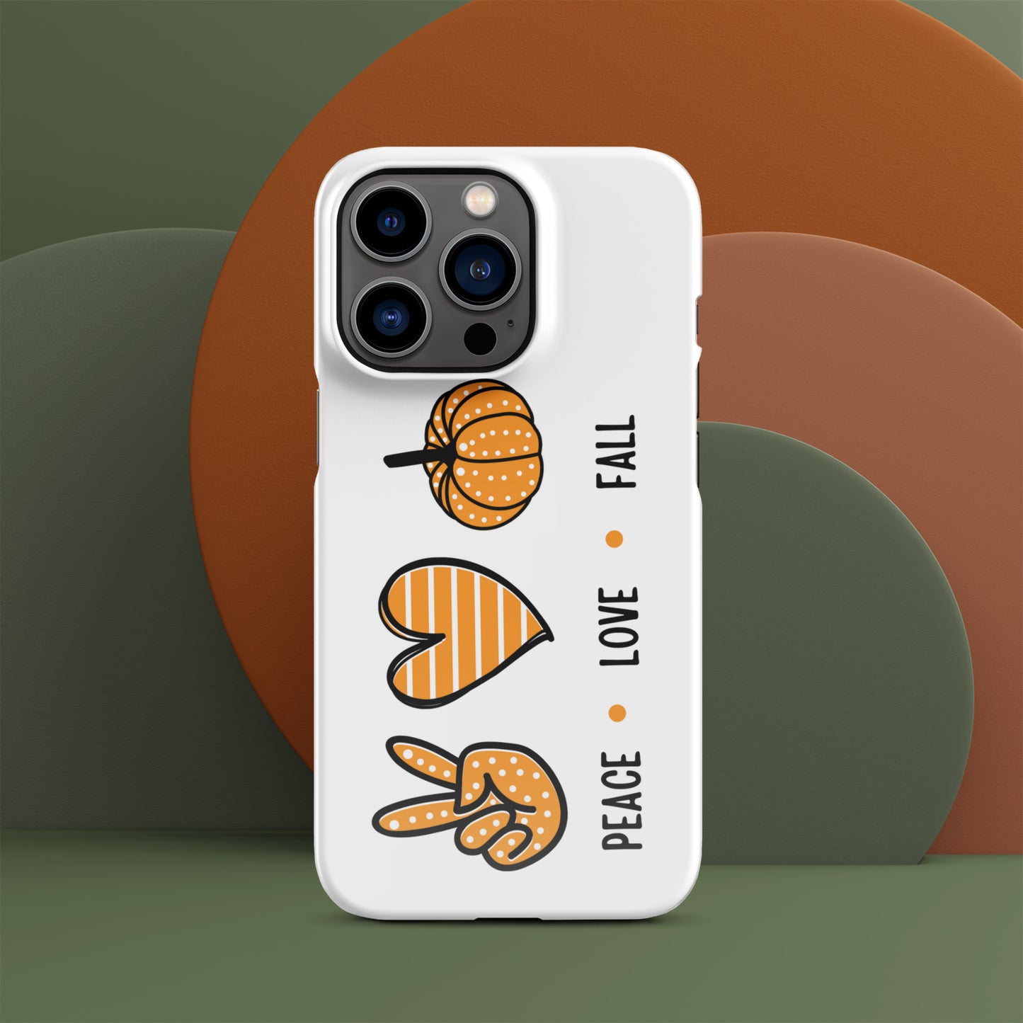 Peace - Love - Fall Case for iPhone