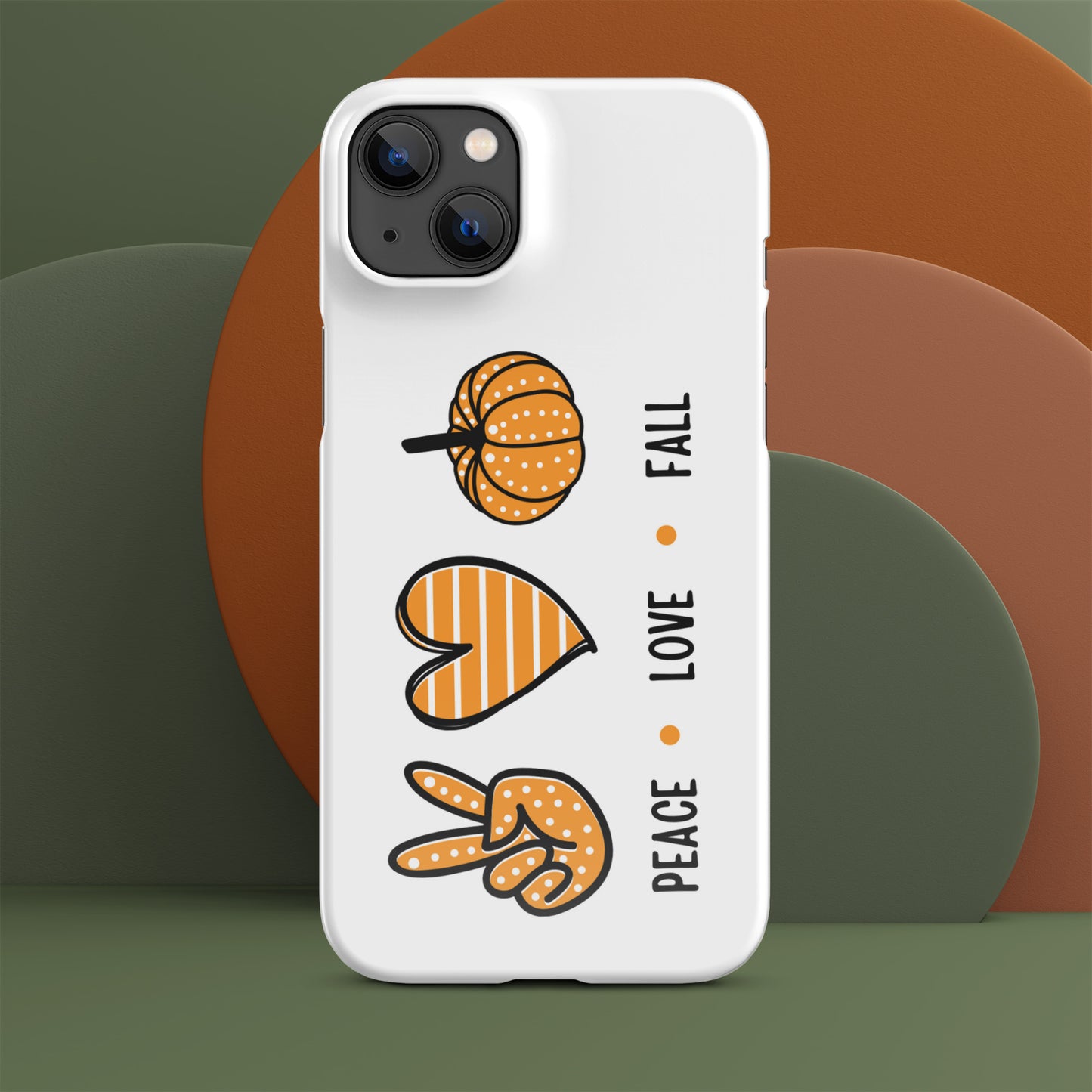 Peace - Love - Fall Case for iPhone