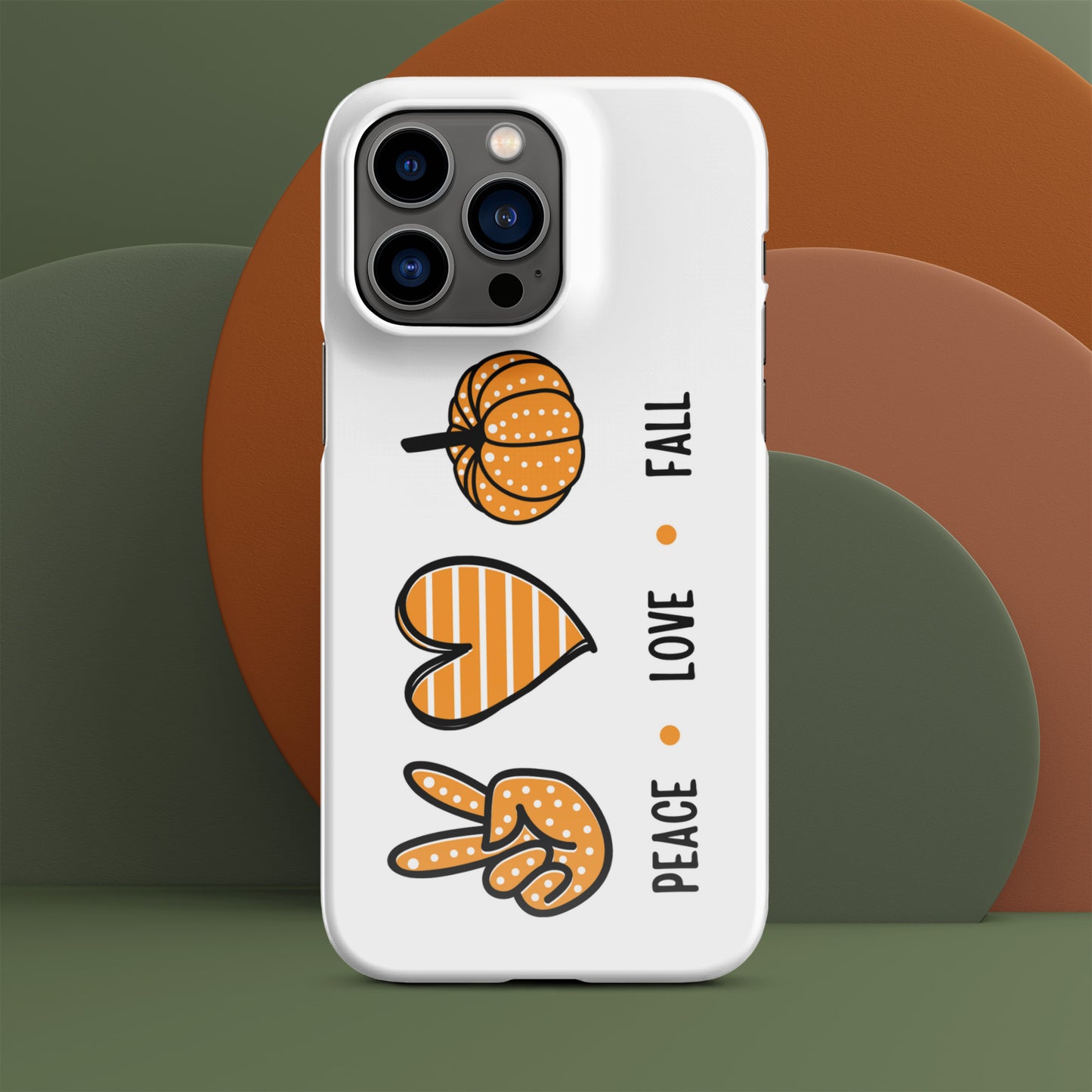 Peace - Love - Fall Case for iPhone