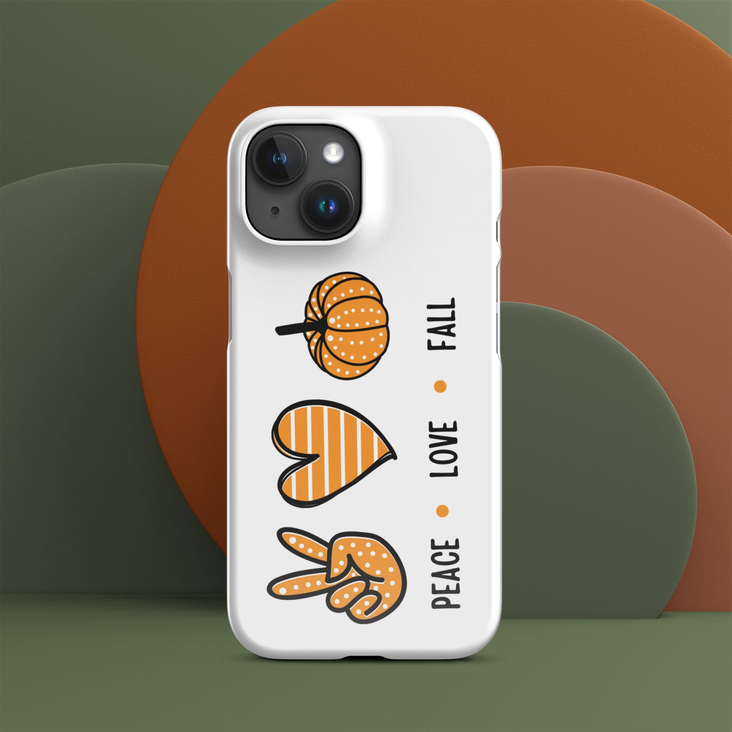 Peace - Love - Fall Case for iPhone