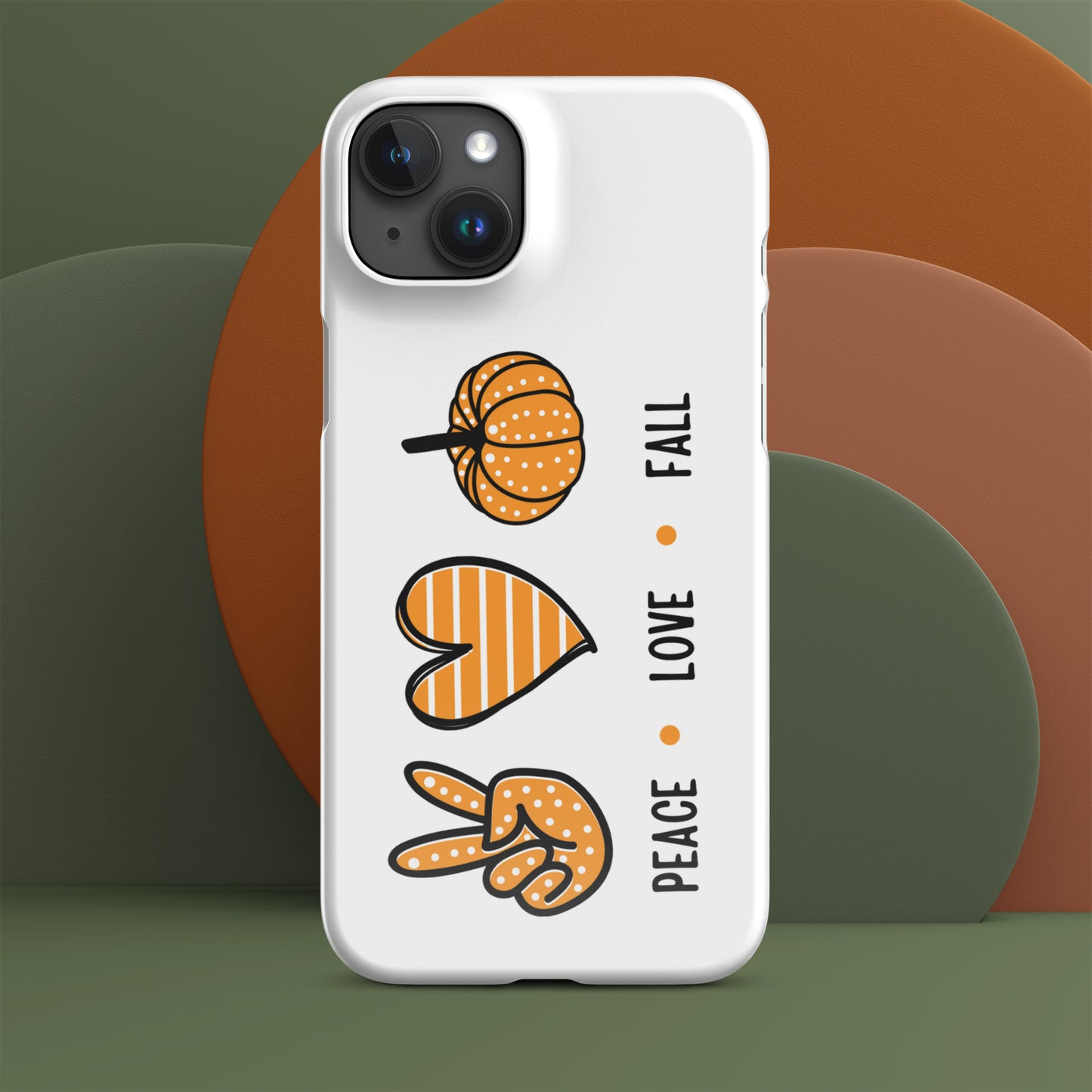 Peace - Love - Fall Case for iPhone
