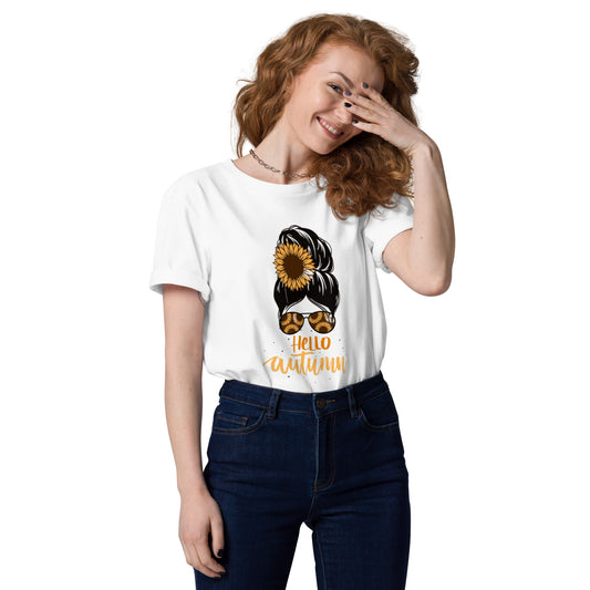 Hello Autumn cotton t-shirt