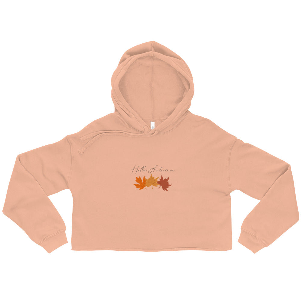 Hello Autumn Crop Hoodie